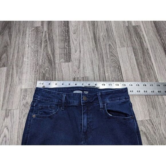 (3/$35) Old Navy Size 2 Pockets Rockstar Super Skinny Ankle Denim Blue Jeans - Picture 6 of 10